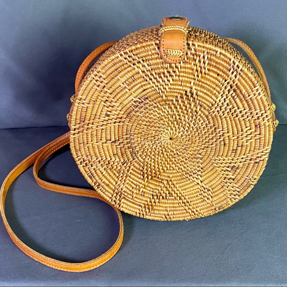 Woven Rattan Bag